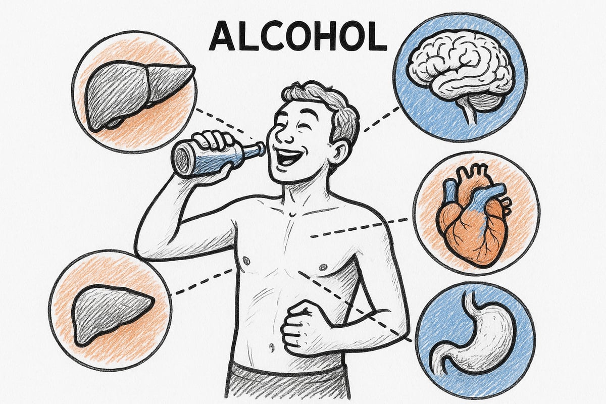 Effetti dell’Alcol sull’Organismo: Benefici, Rischi e Danni