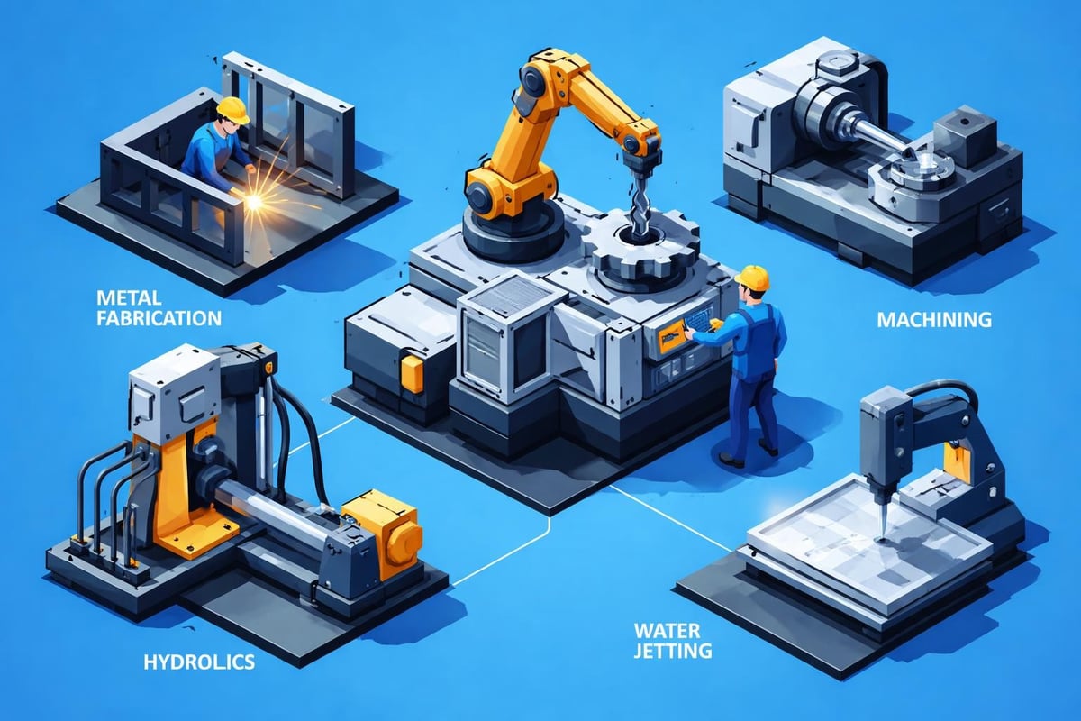 Industrial fabrication service capabilities