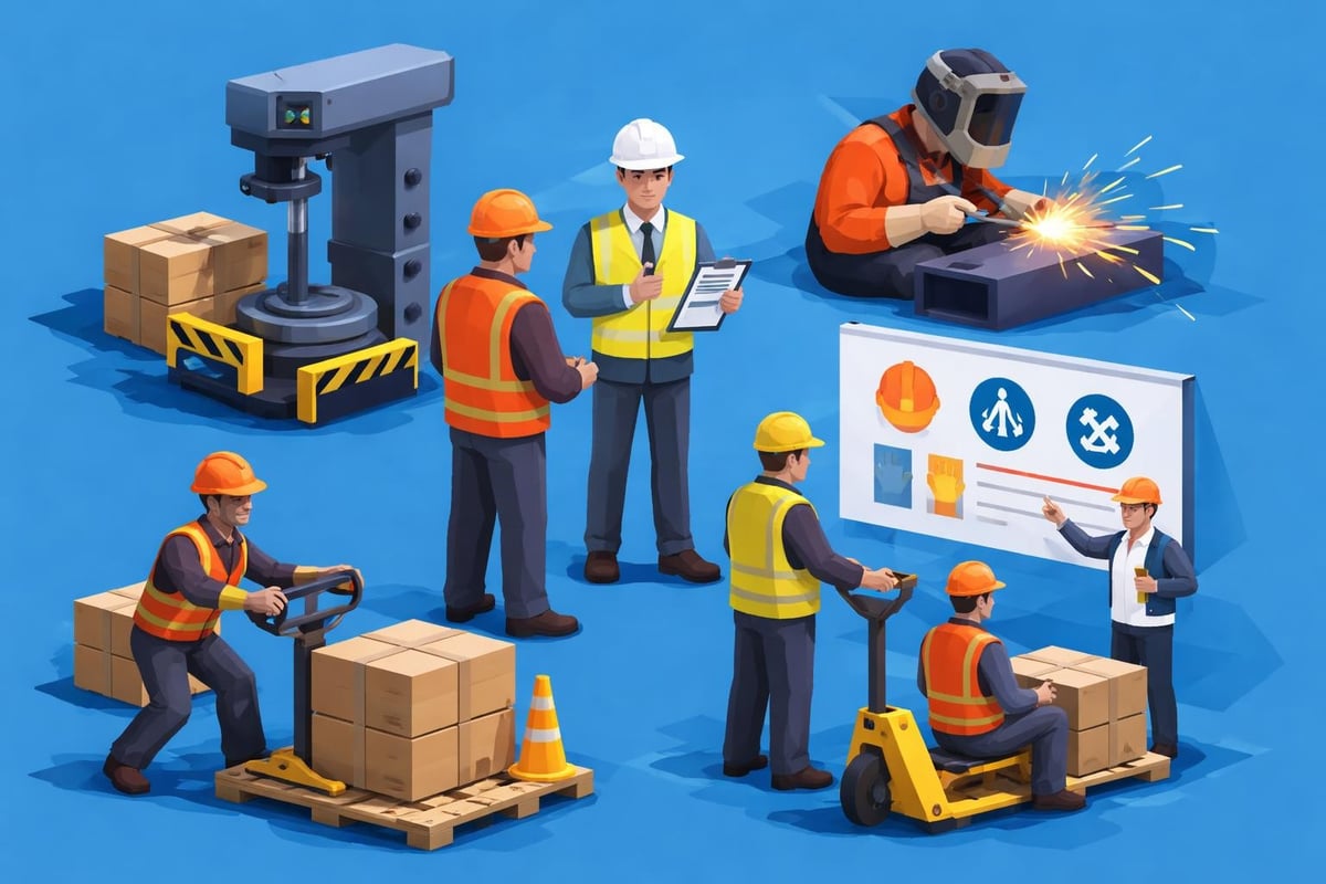 Safety protocols in metal fabrication