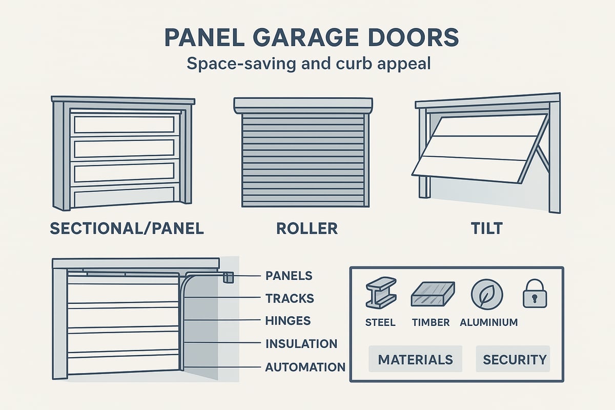 Understanding Panel Garage Doors: What You Need to Know