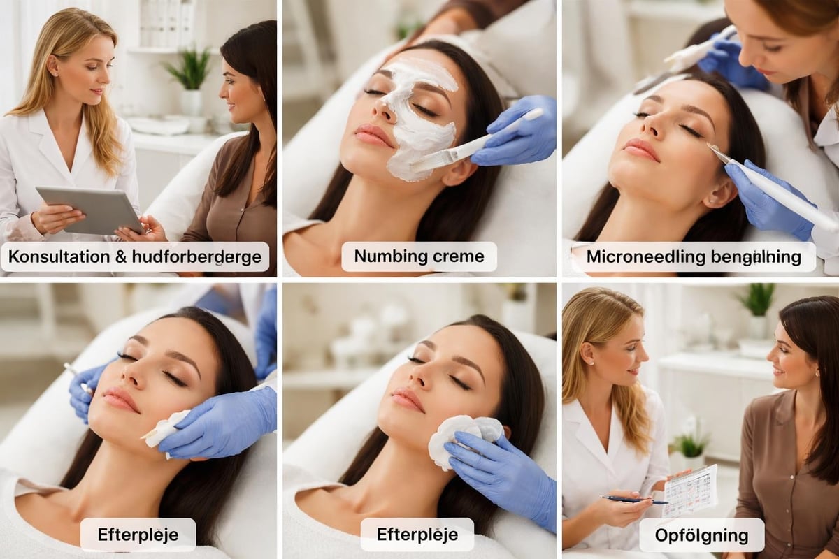 Microneedling behandlingsforløb