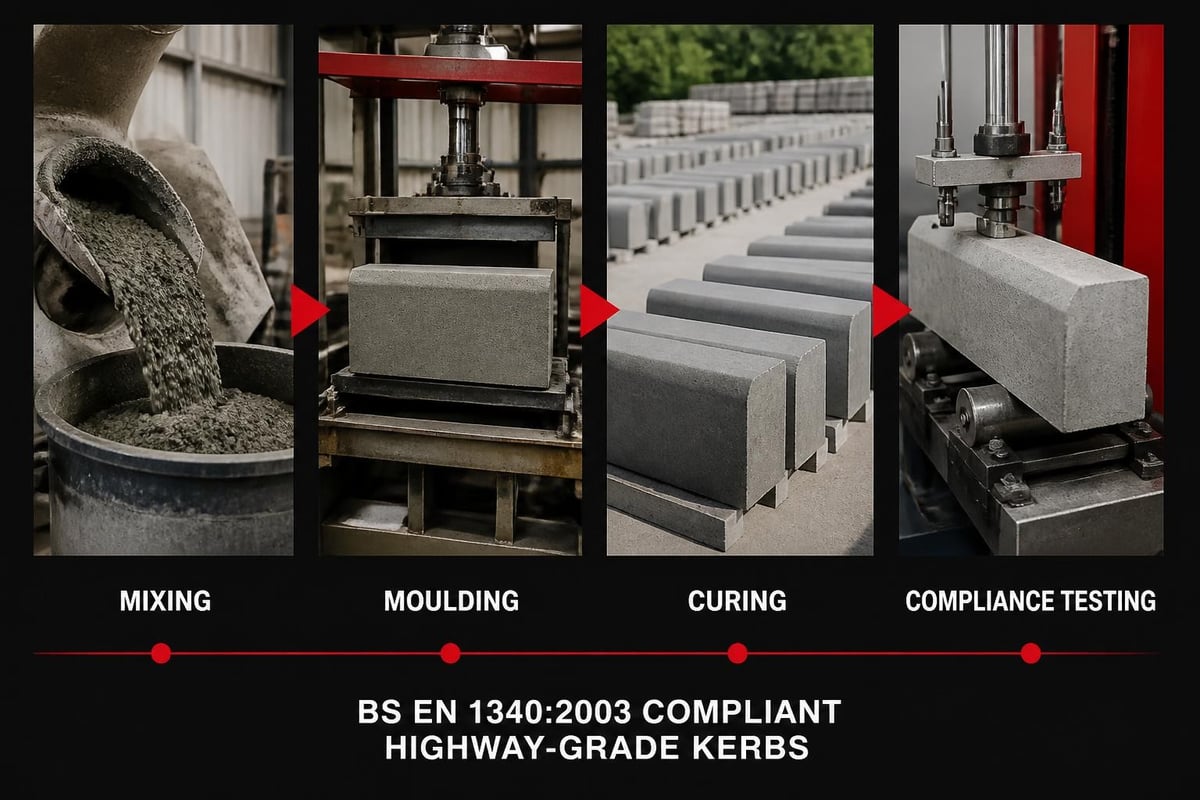 Marshalls kerbing manufacturing process