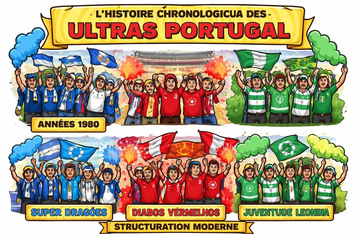 Évolution du mouvement ultras au Portugal