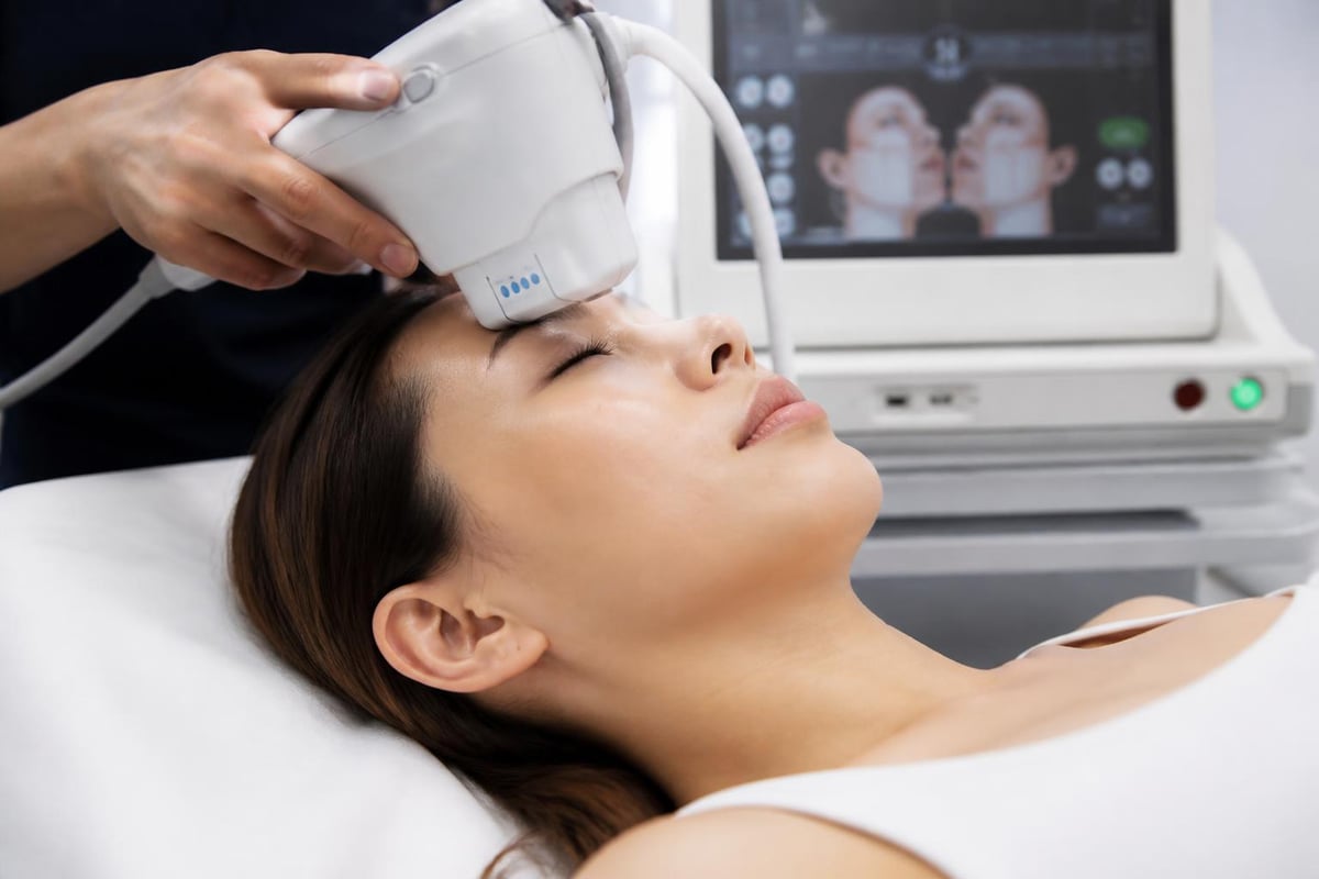 Ulthera ultrasound technology targeting skin layers