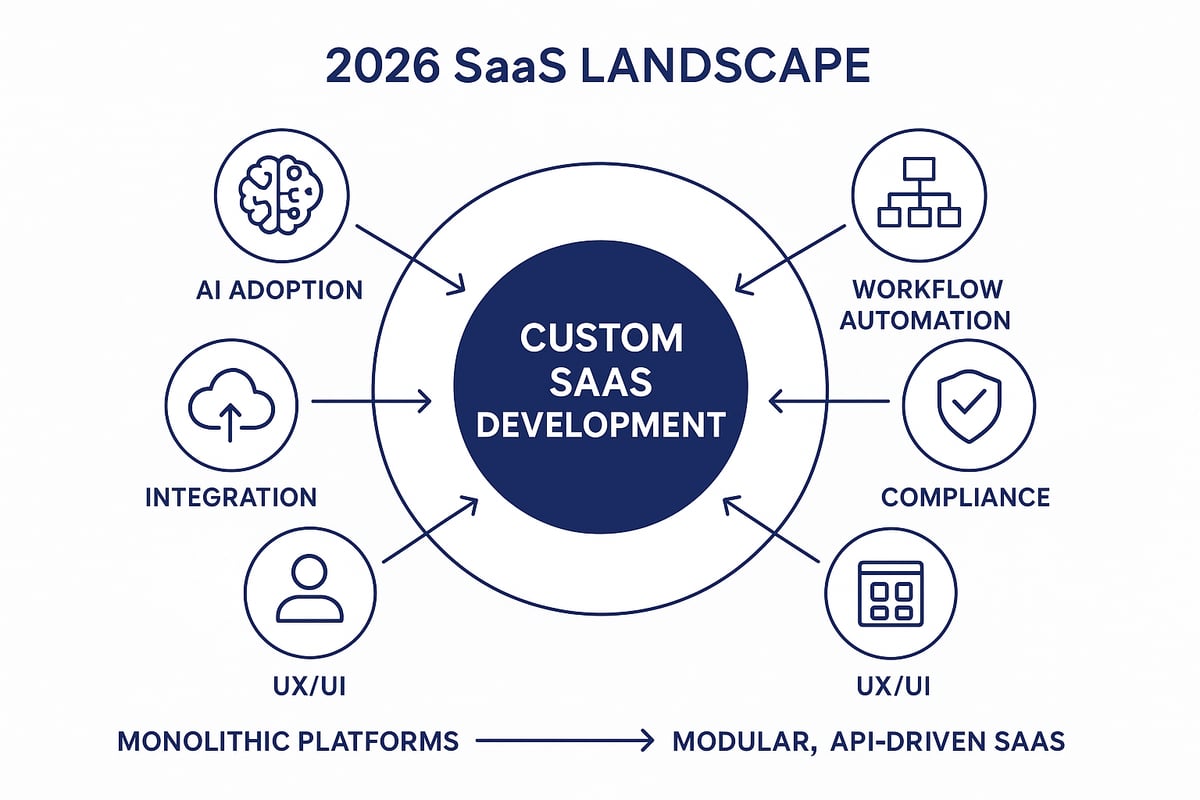 Custom SaaS Development Guide for 2026 Success - collectdev.com