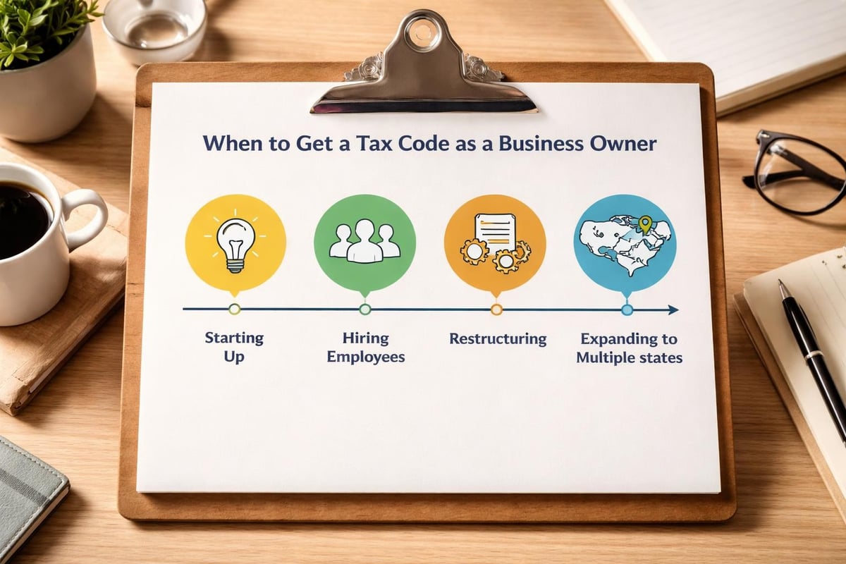 Business transformation and tax codes
