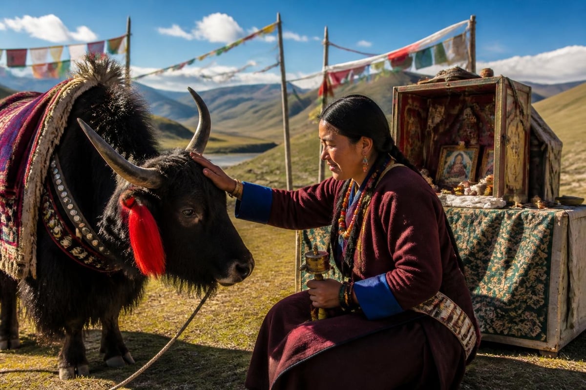 Spiritual practices of plateau nomads