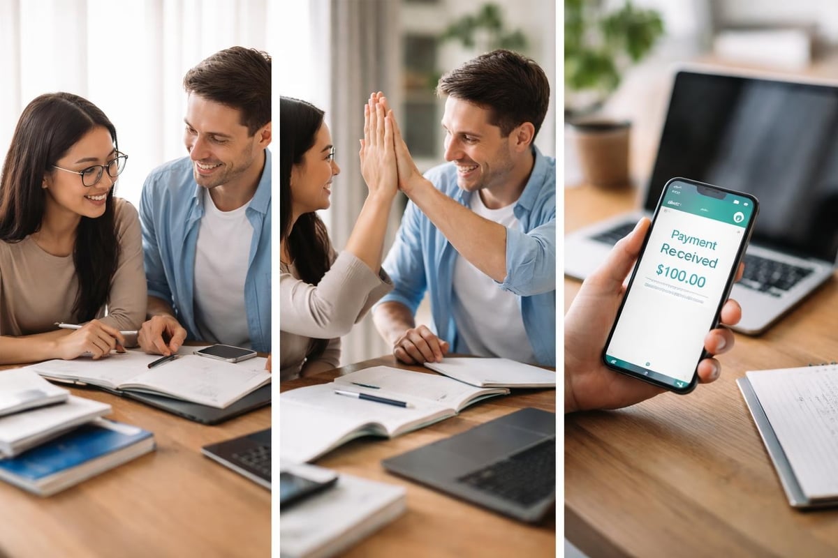 Online tutoring payment structure
