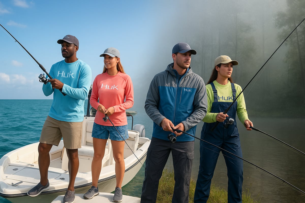 How to Select the Right Huk Apparel for Your Fishing Style