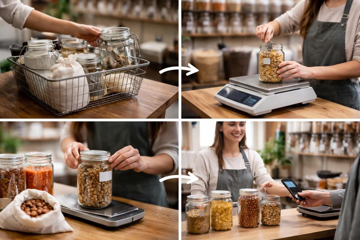 Zero waste bulk shopping