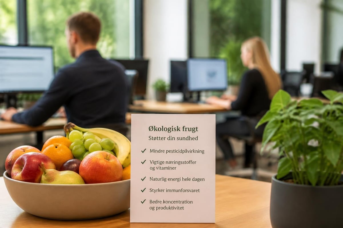 Sundhedsfordele ved frugt på arbejdspladsen