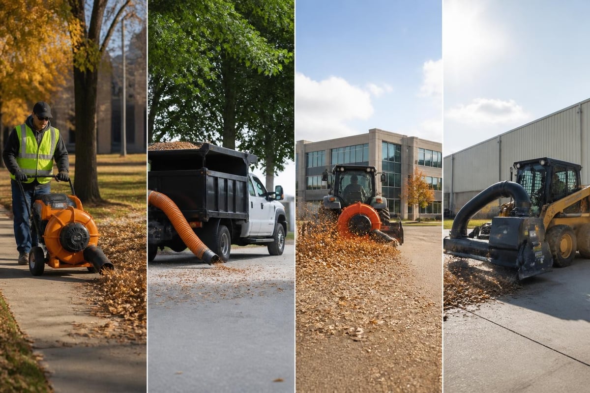Commercial snow blowing equipment types