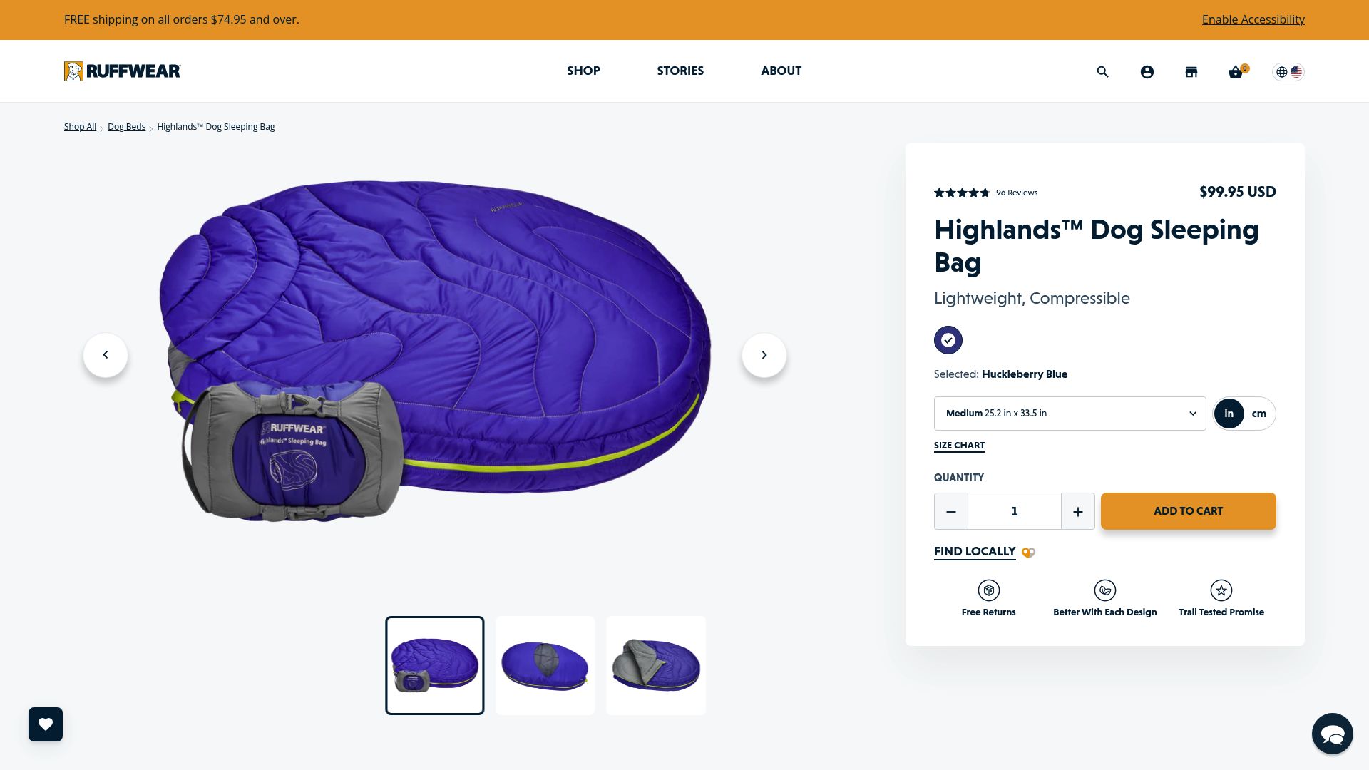 7 Meilleurs Pad For Dog Confortables et Durables 2025 - Highlands™ Dog Sleeping Bag – Ruffwear
