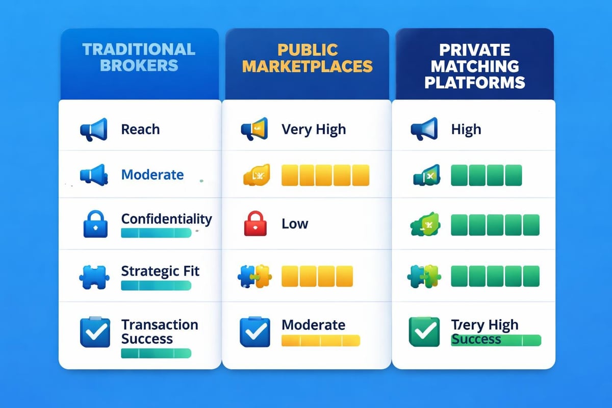 Business sale channel comparison