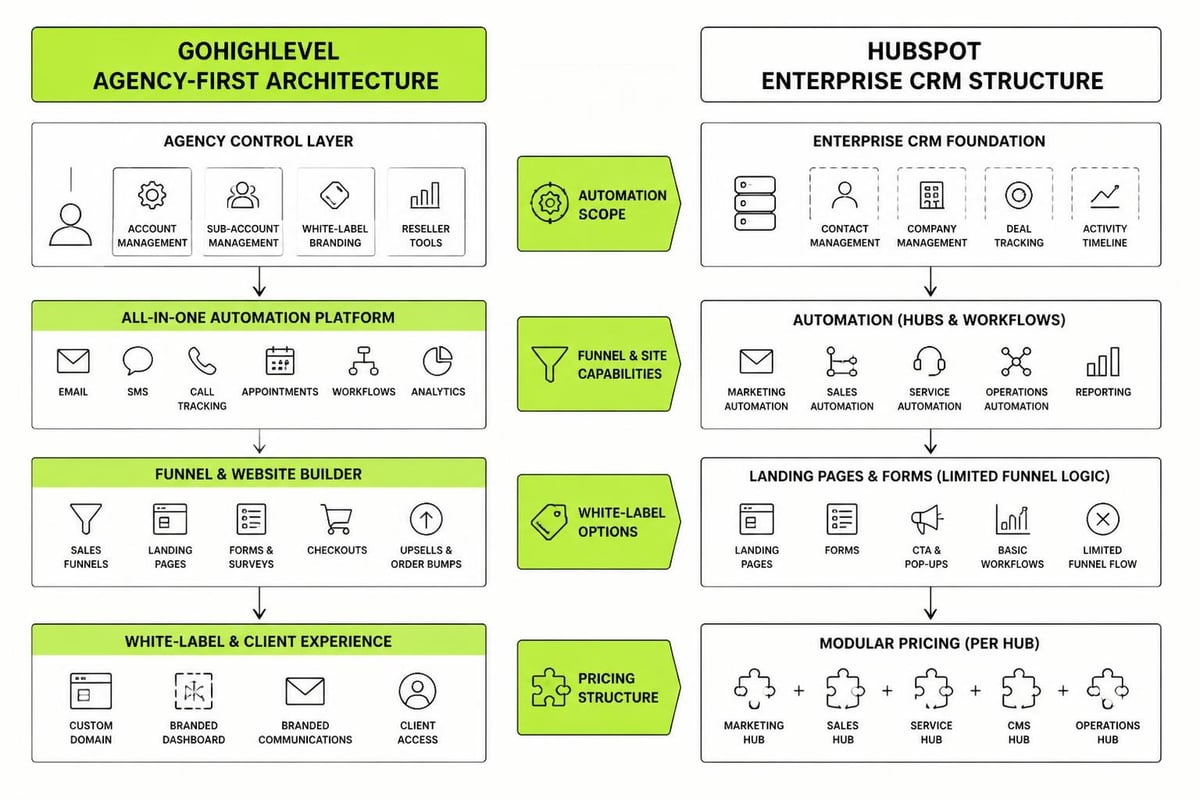 Core platform differences