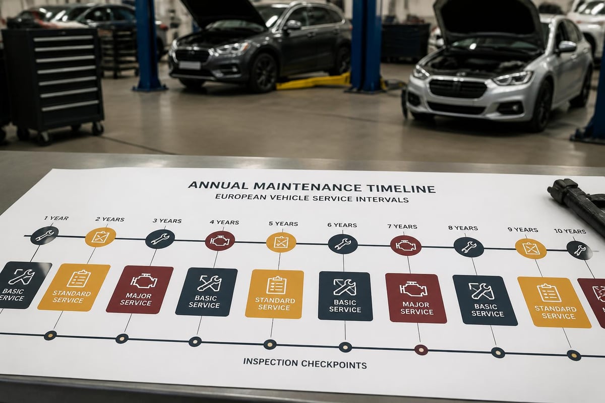 European car maintenance schedule