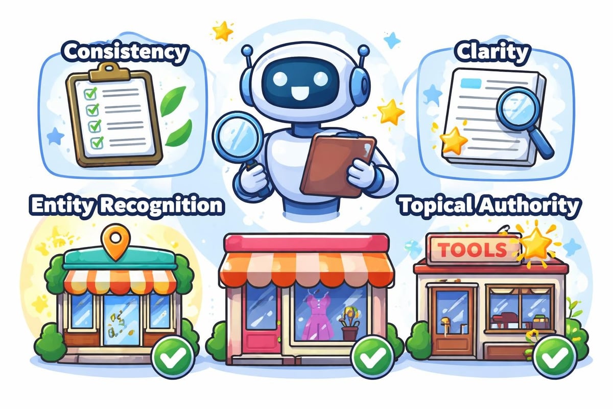 AI search source selection