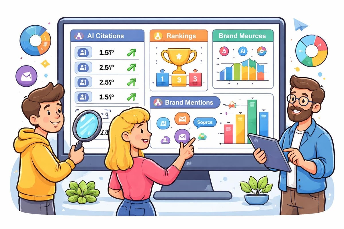 AI SEO measurement dashboard