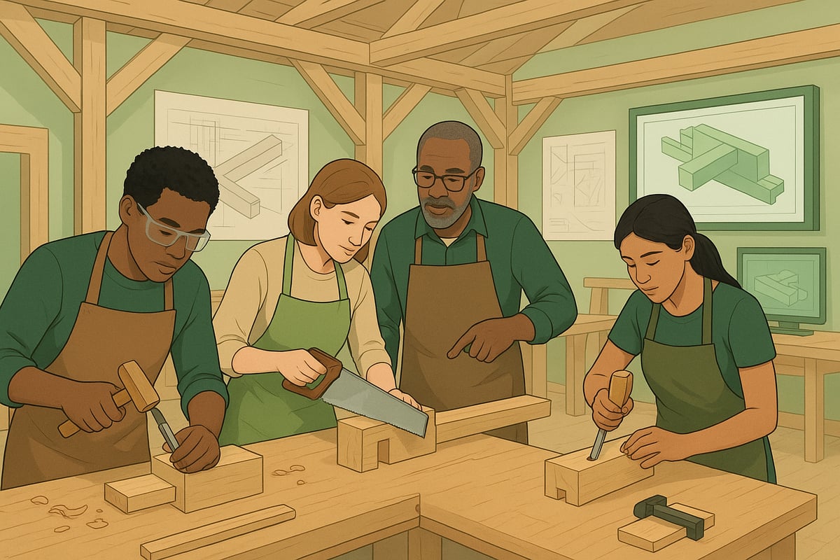 Key Skills and Knowledge Gained Through Timber Frame Courses