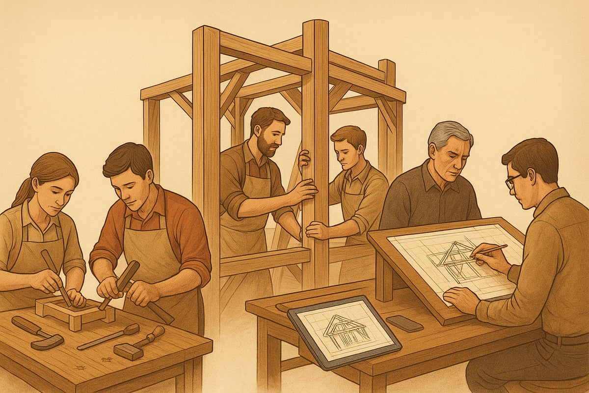 Types of Timber Frame Courses: From Beginner to Advanced