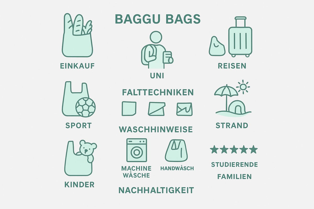 Baggu Bags im Alltag: Anwendung, Pflege & Organisationstipps