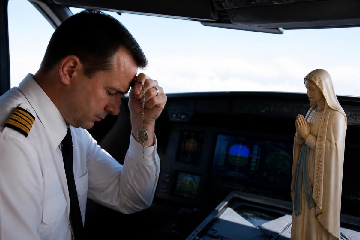 Aviation safety through Mary's intercession