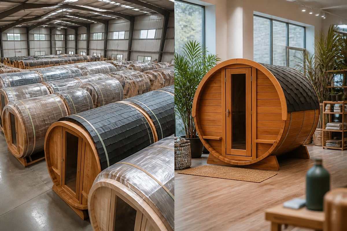Barrel sauna purchasing timeline