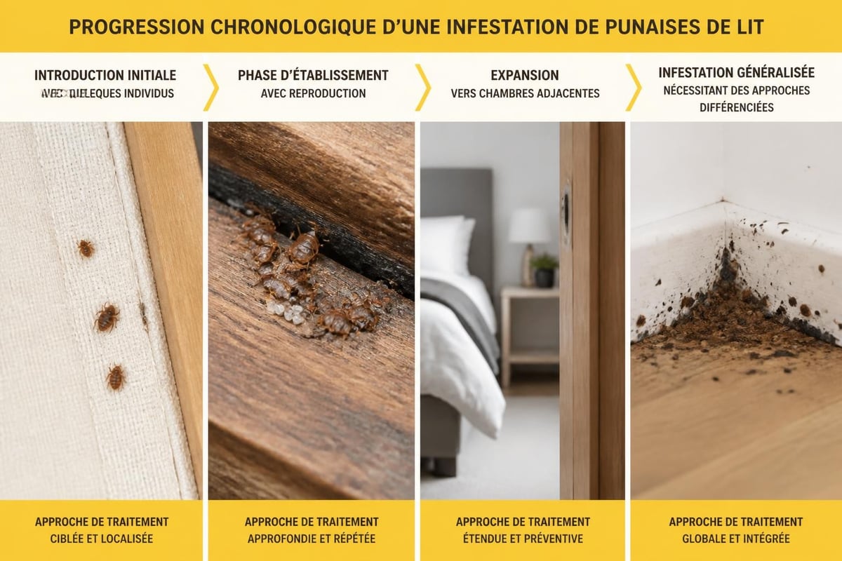 Échelle de progression d'infestation