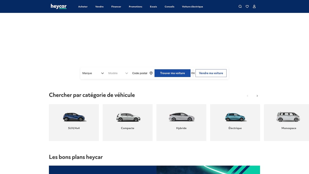 7 Meilleurs Site De Vente De Vehicule Pour 2026 - Heycar