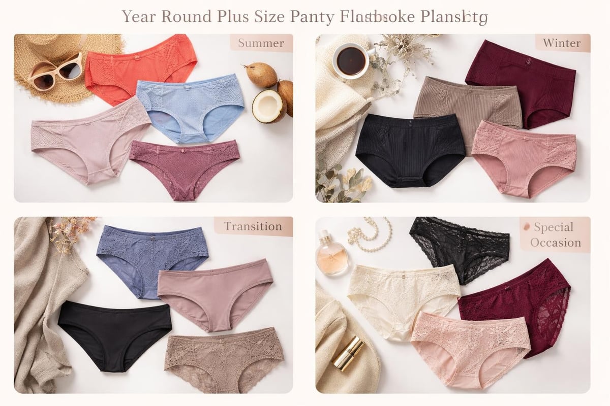 Seasonal plus-size underwear needs
