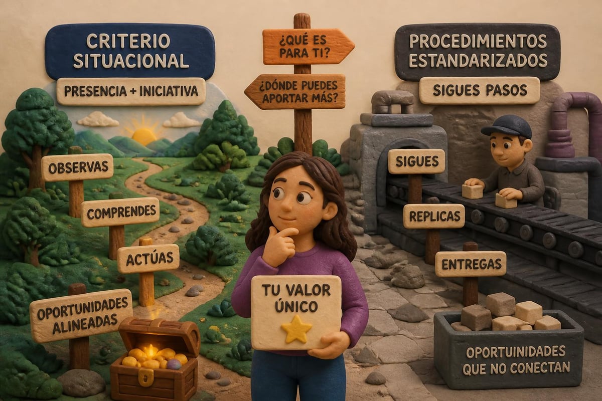 Presencia e iniciativa profesional