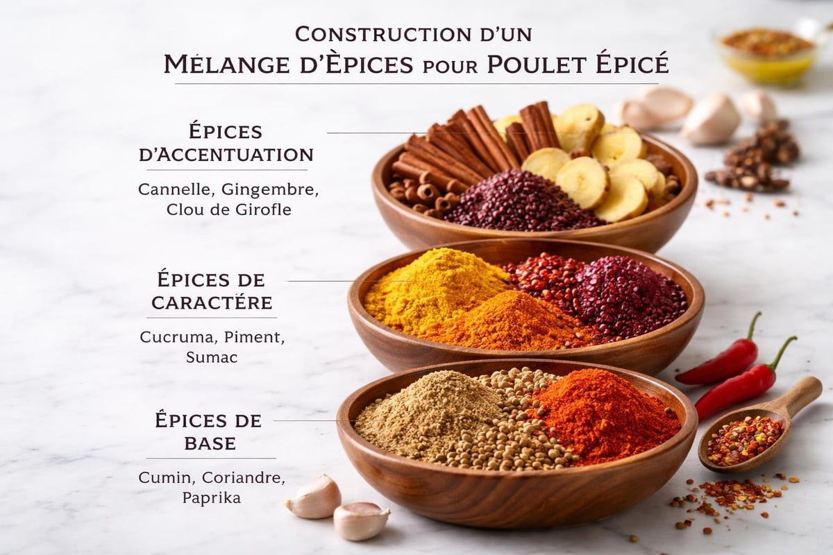 Mélanges d'épices pour poulet