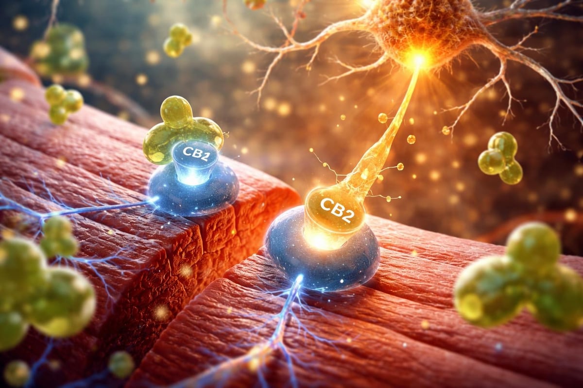 CBD interaction with endocannabinoid system during exercise recovery