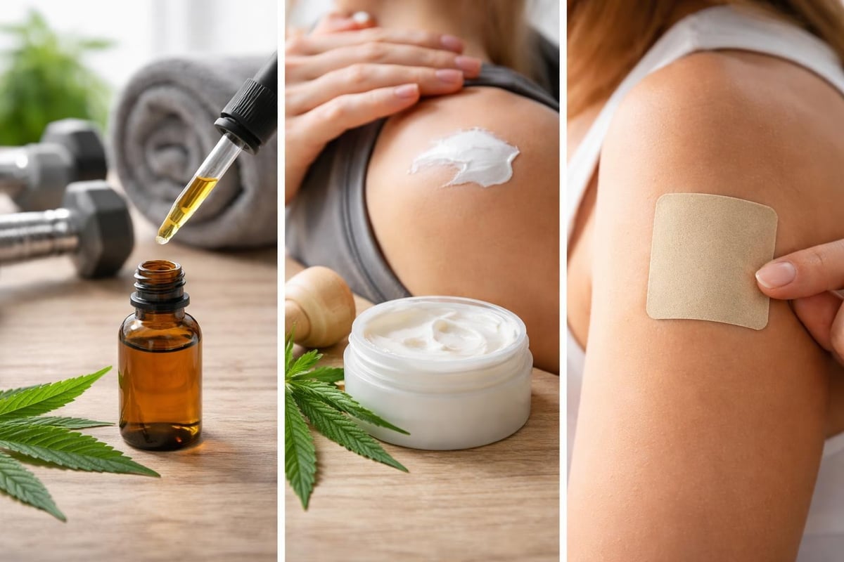 Different CBD delivery methods for athletes