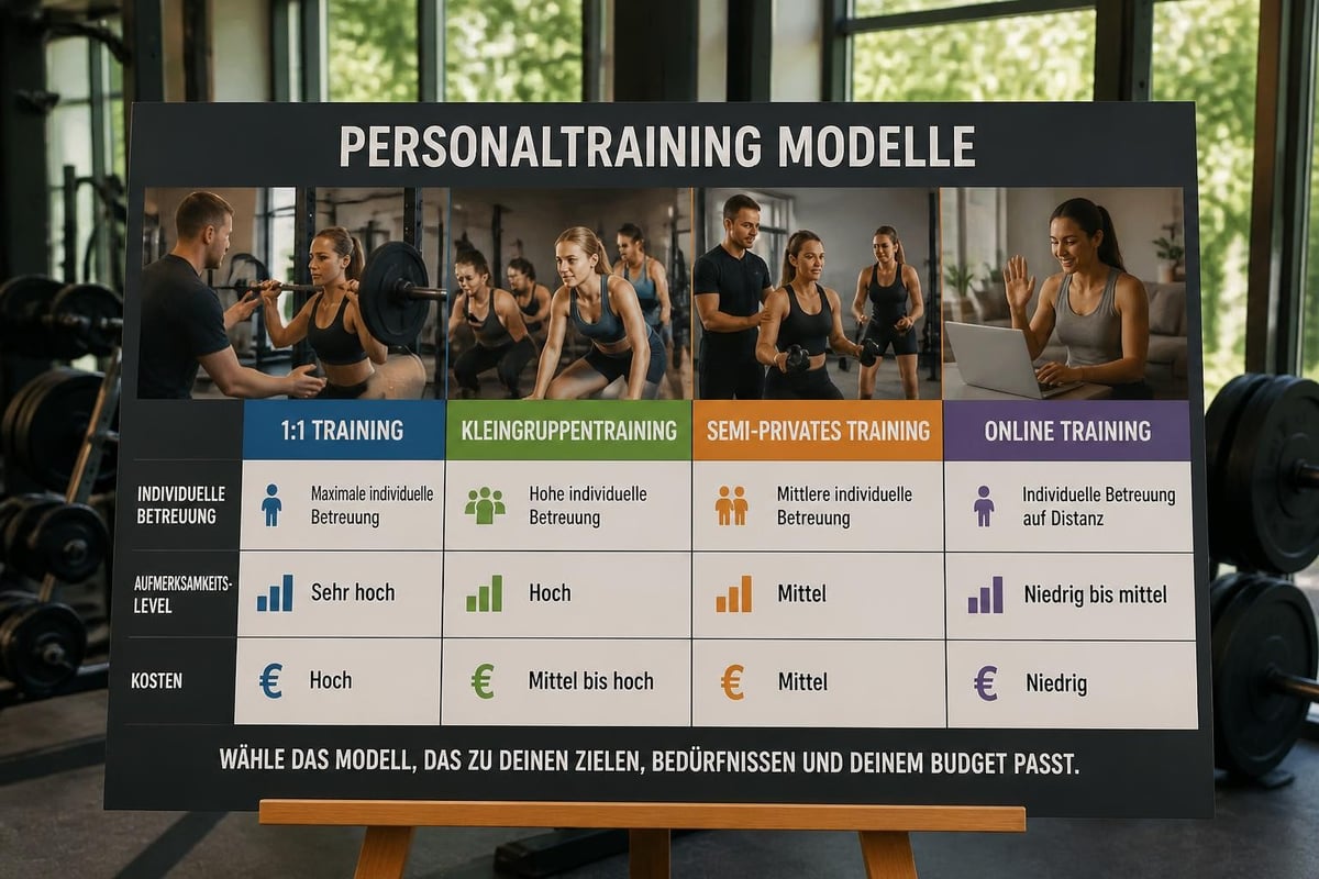 Trainingsmodelle Vergleich