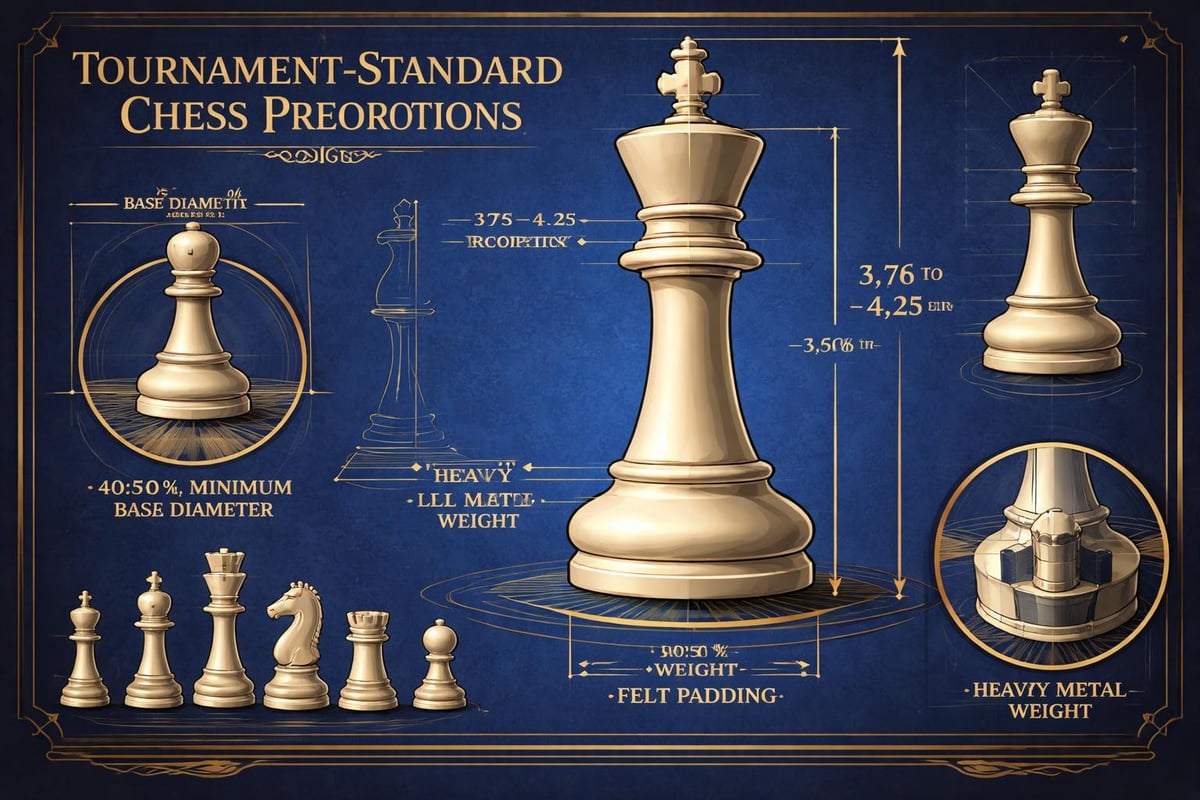 FIDE chess piece specifications