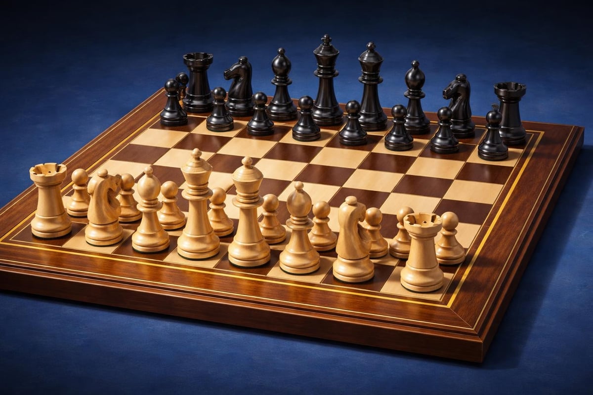 Tournament chess setup