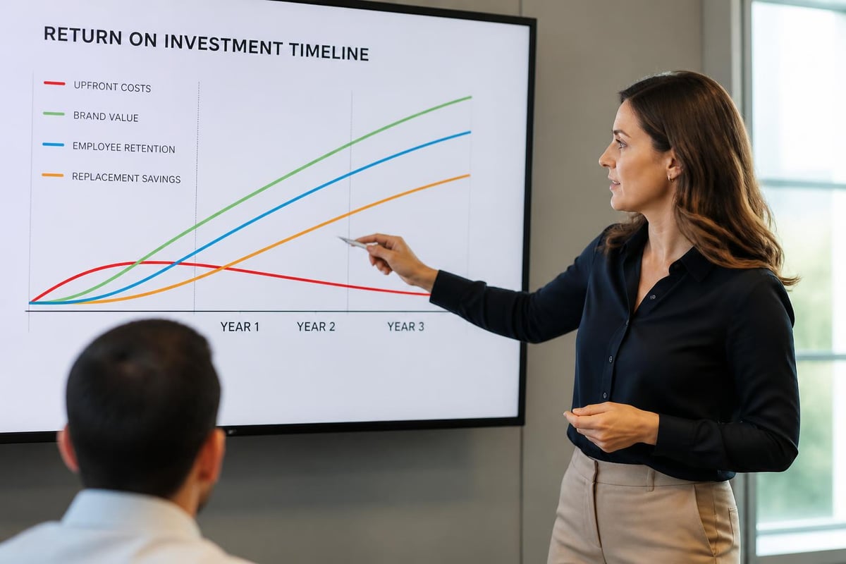 ROI calculation for personalised workwear