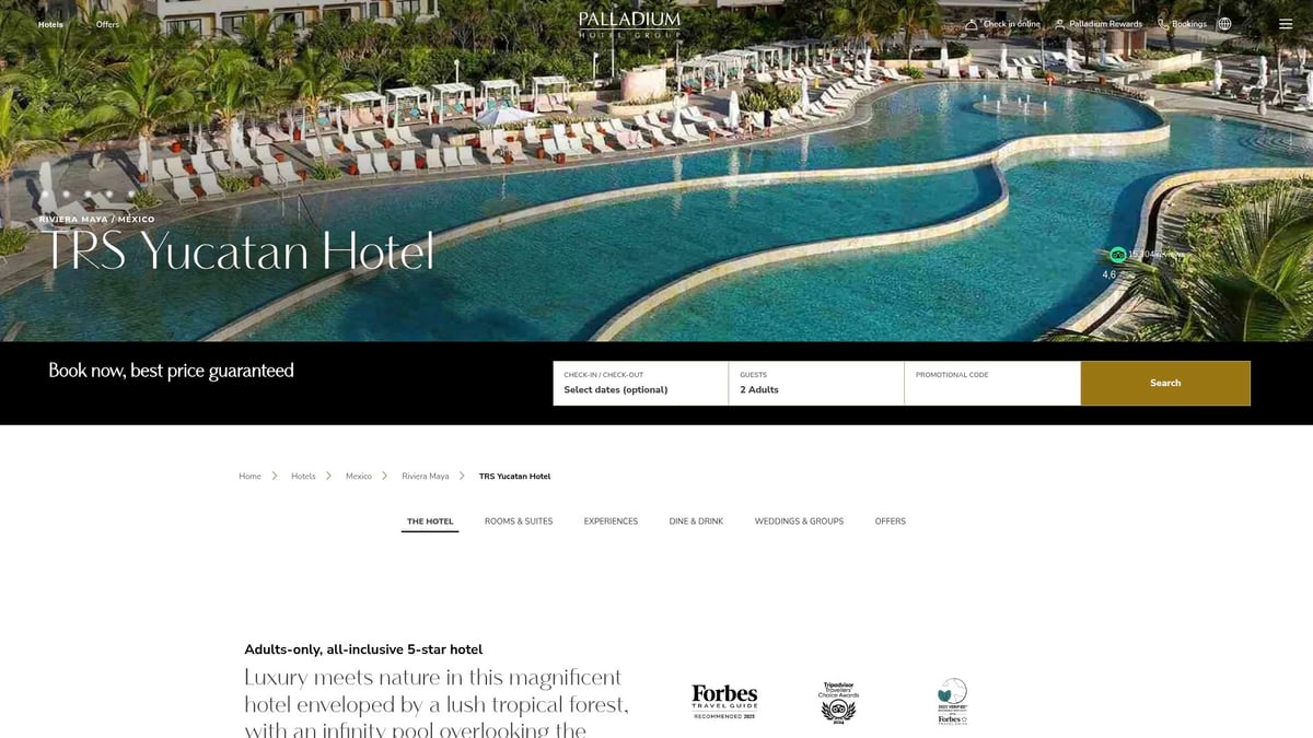 7 Best Adults Only All Inclusive Escapes for 2026 - TRS Yucatan Hotel, Riviera Maya