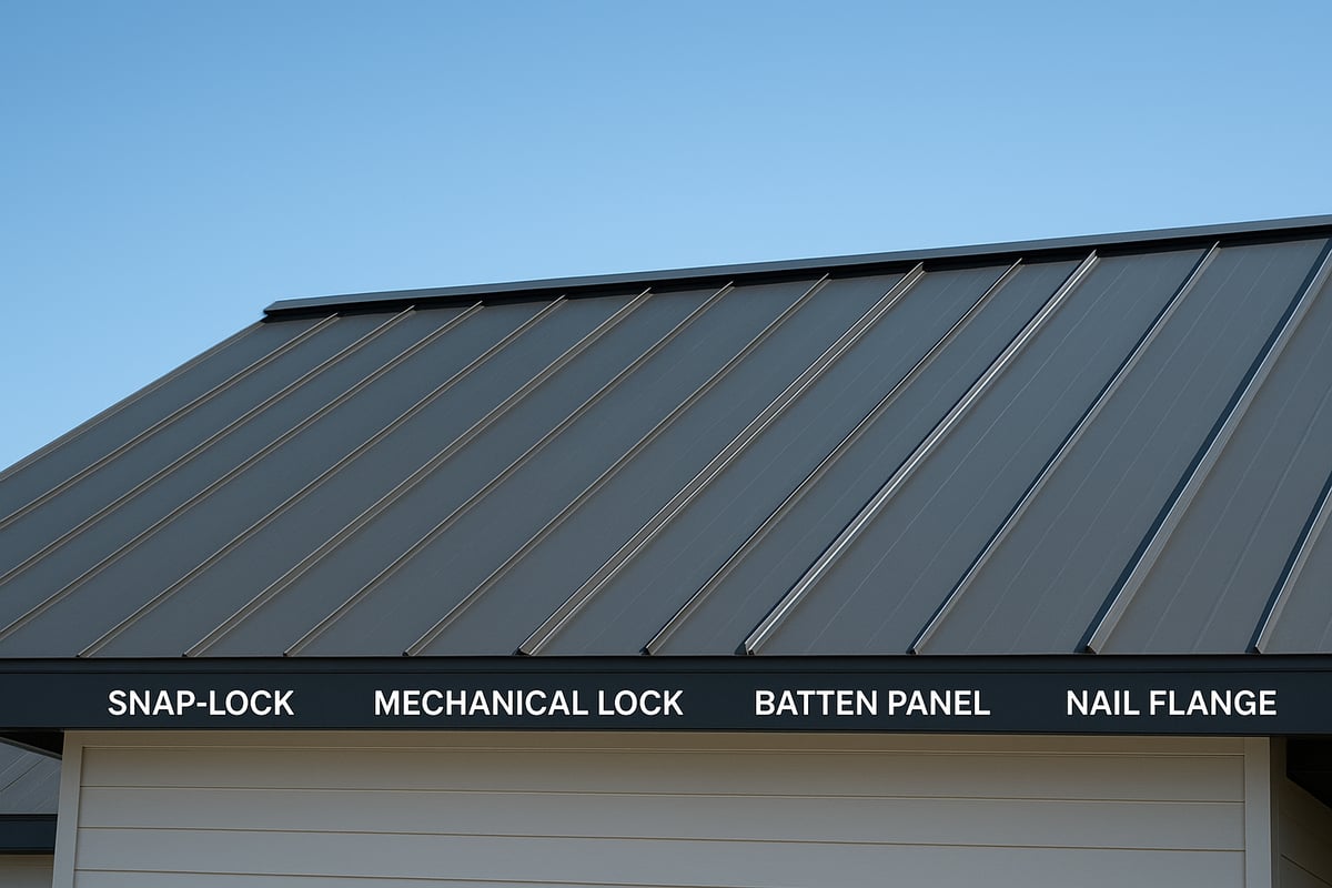 Types of Seam Roofs & Panel Profiles
