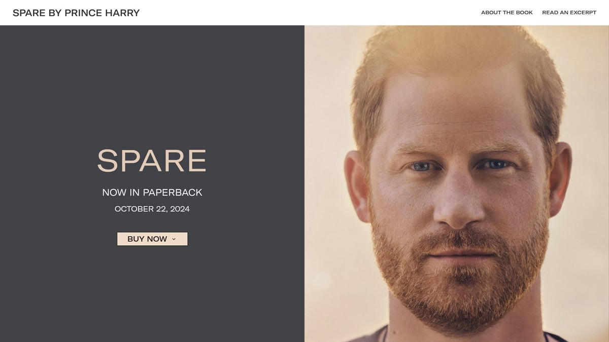 Top 10 Must-Read World Most Selling Books in 2026 - Spare by Prince Harry