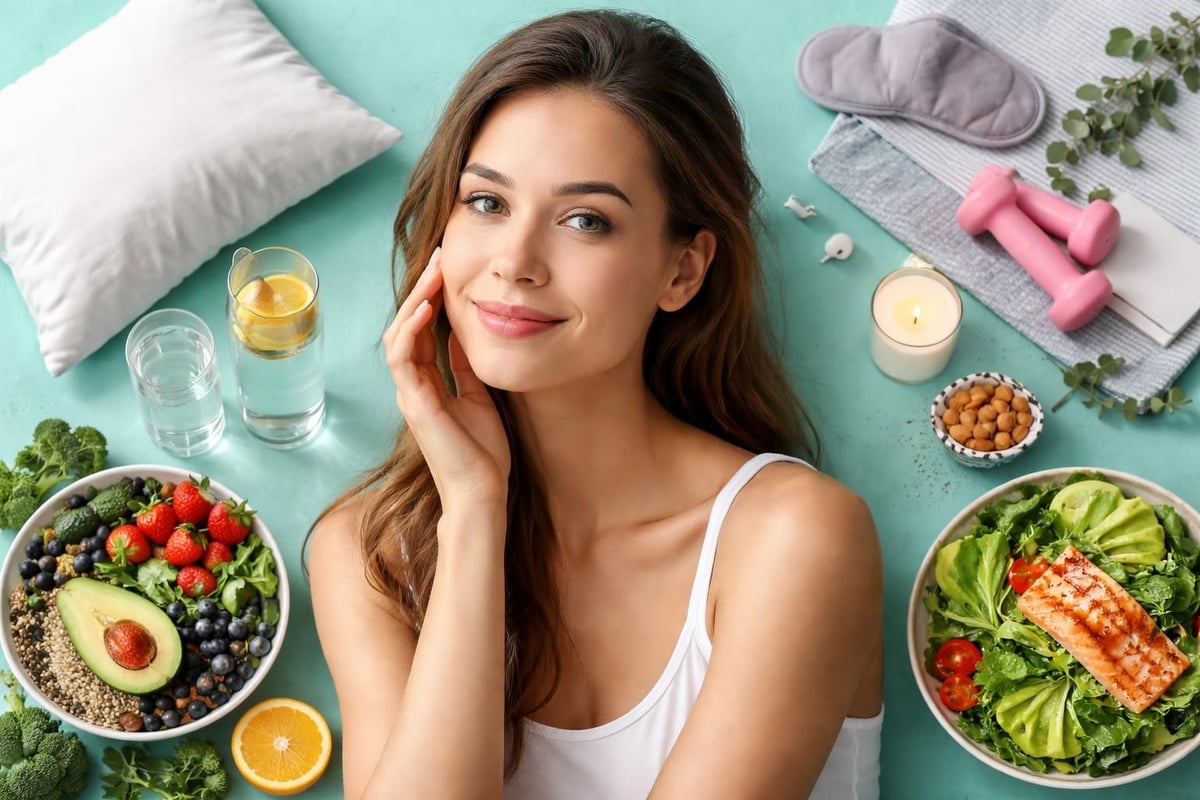 Lifestyle factors for clear skin