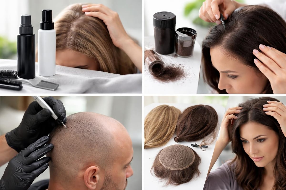 Cosmetic concealment methods