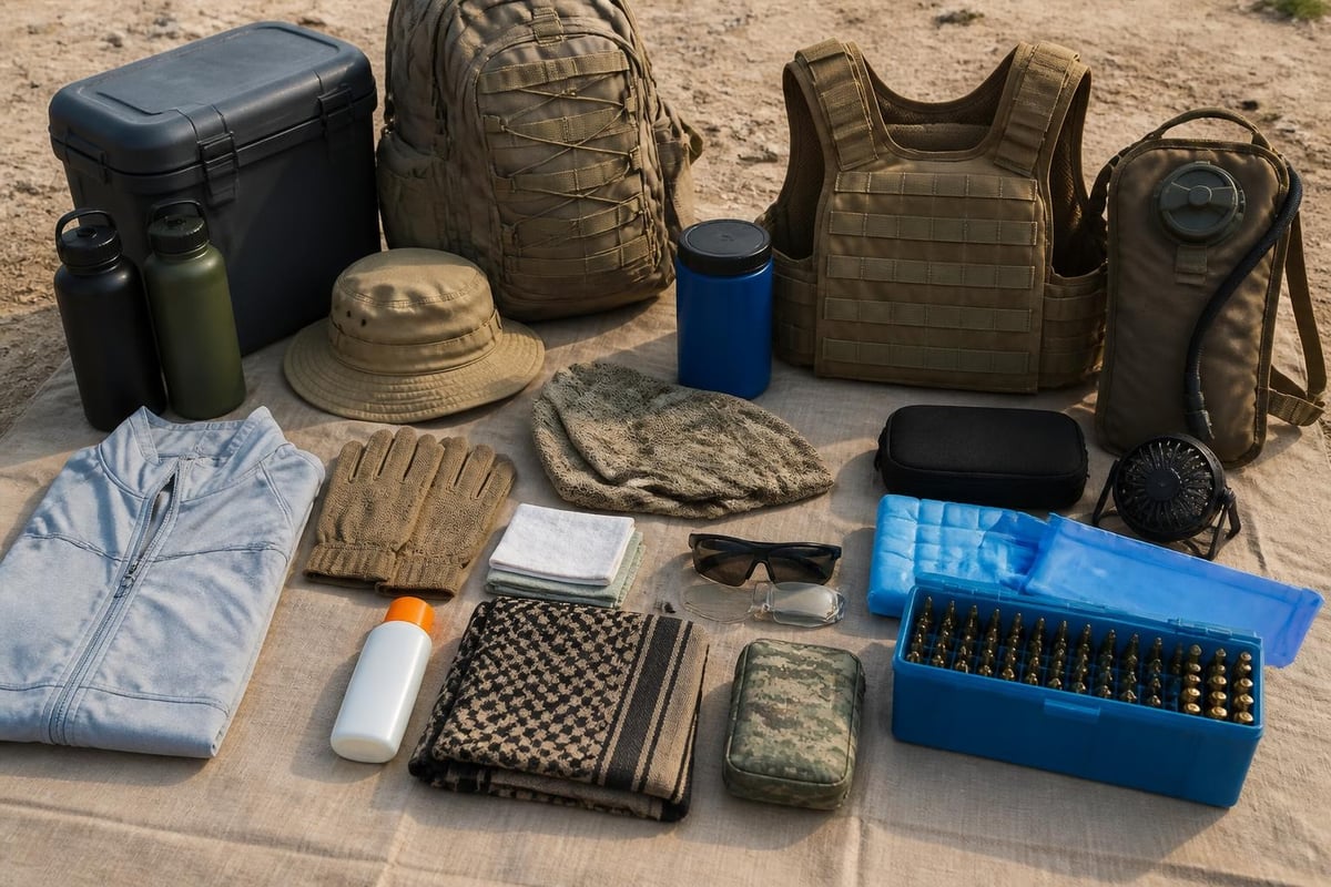 Summer range gear checklist