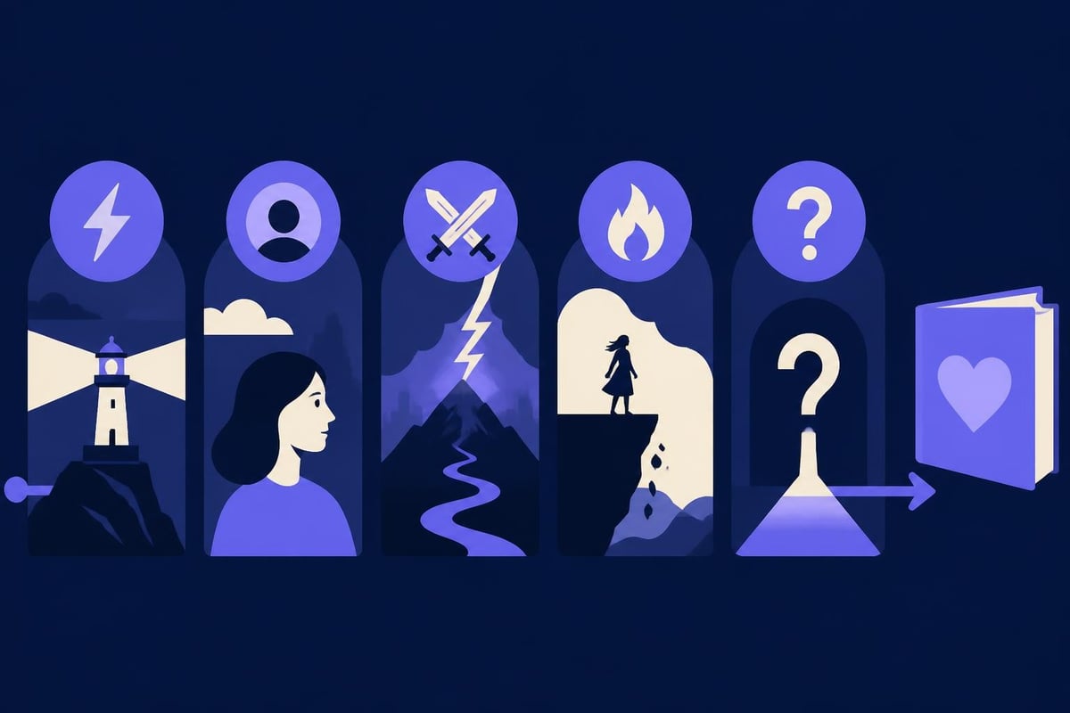 Book blurb structure