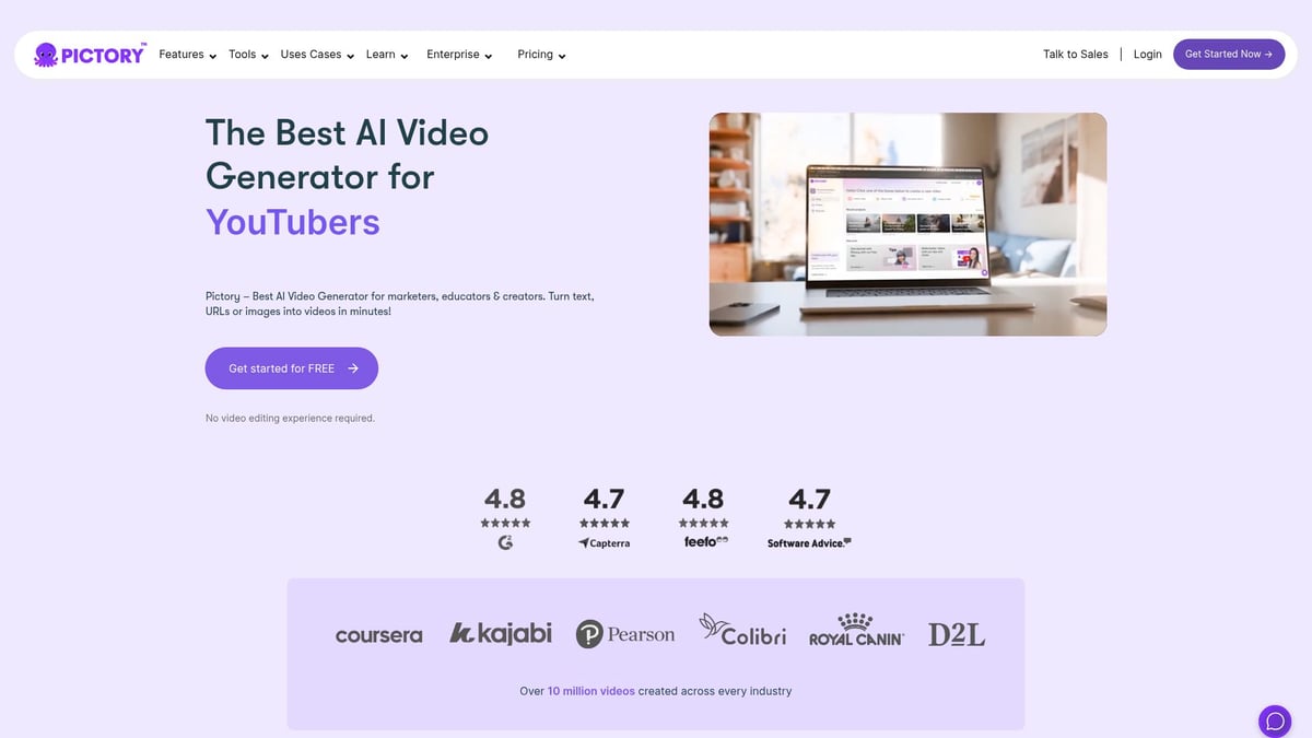 9 Essential AI Tools to Create Videos in 2025 - Pictory