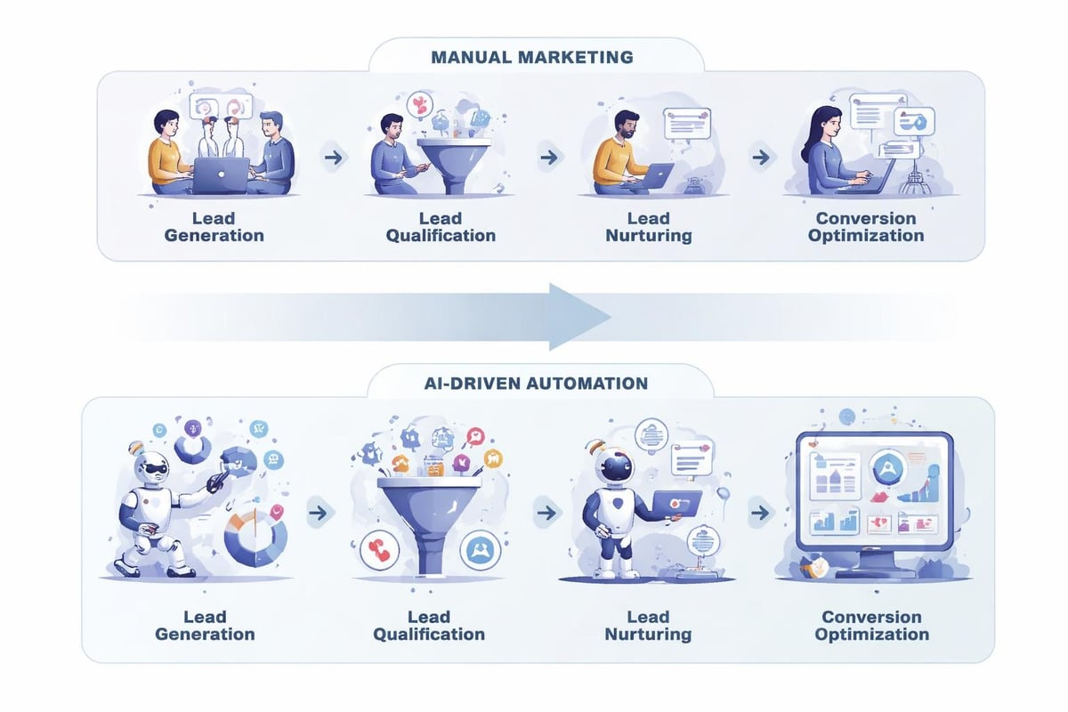 AI marketing transformation timeline