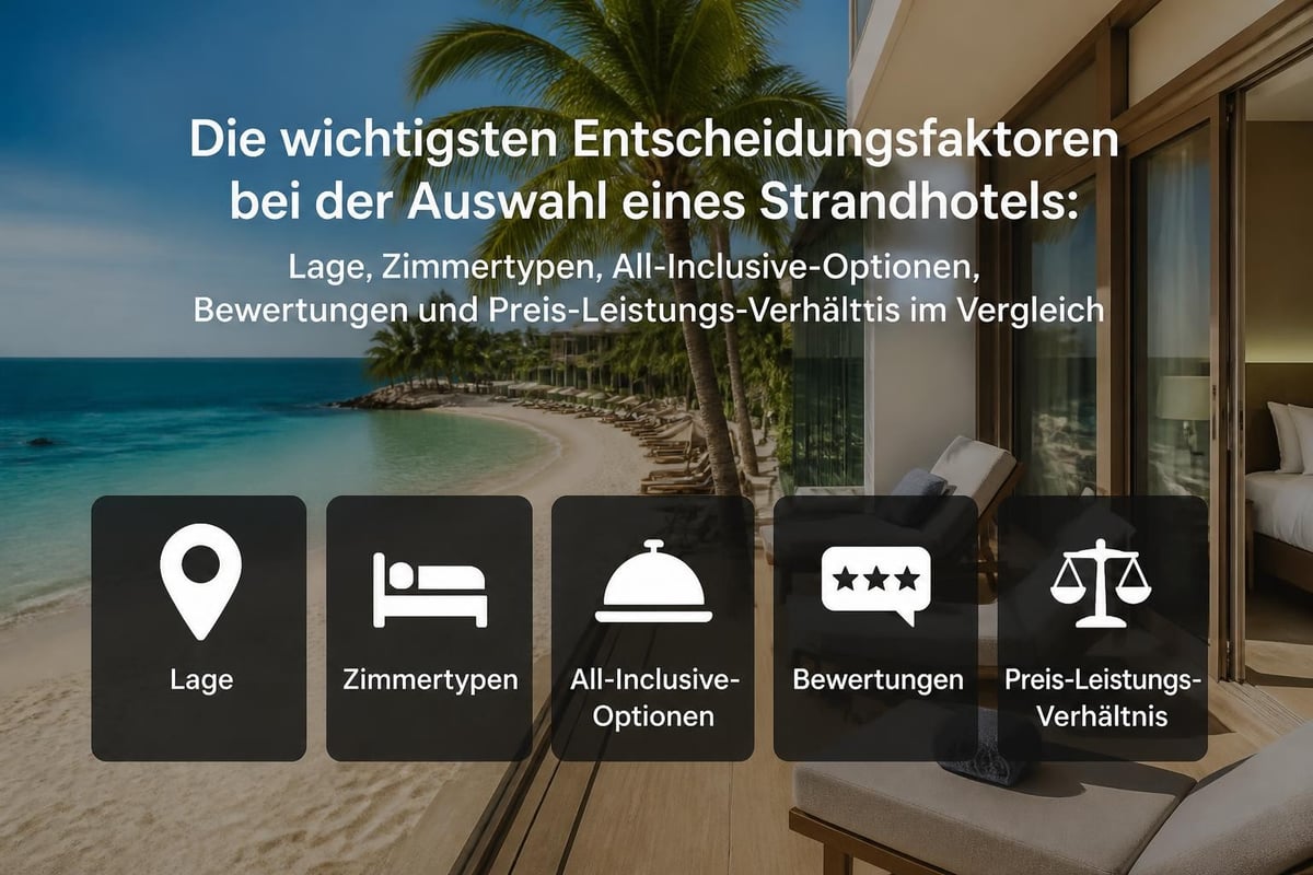 Strandhotel Auswahlkriterien