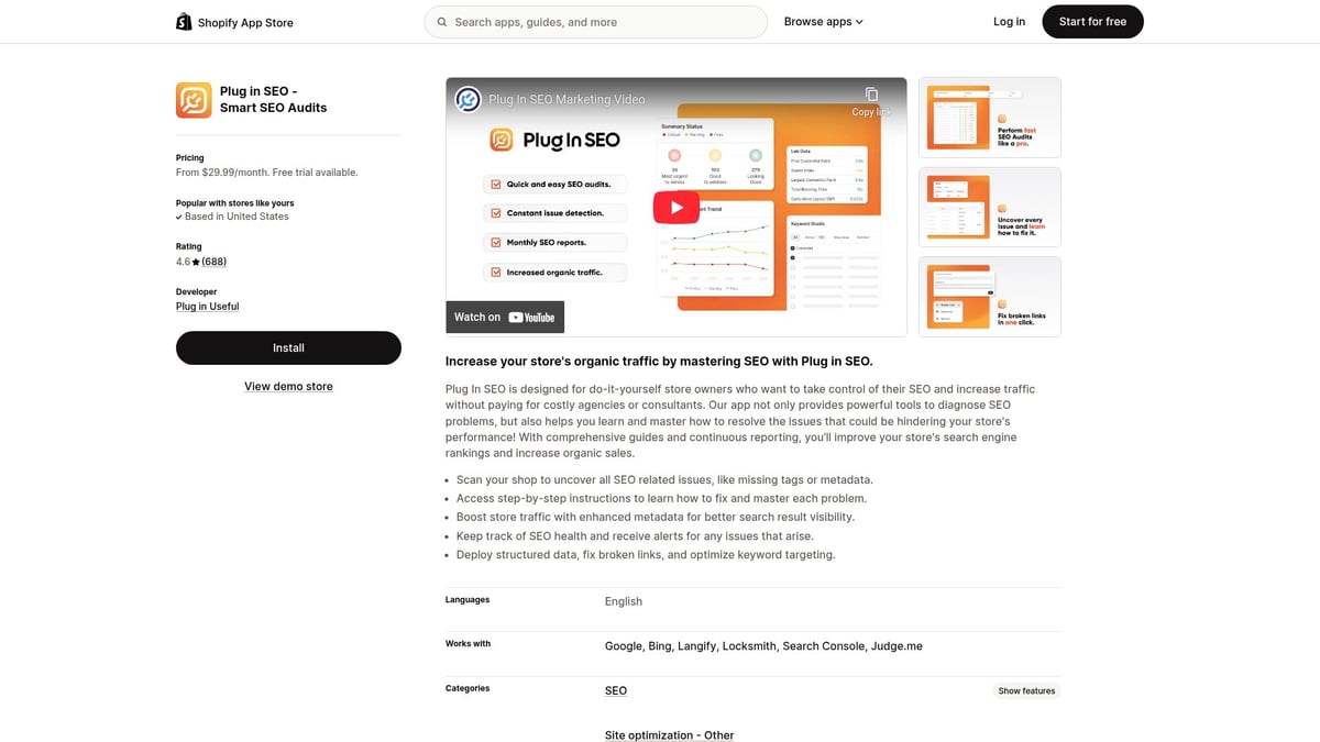 7 Bästa Shopify Apps För SEO 2025 Du Inte Får Missa - Plug in SEO