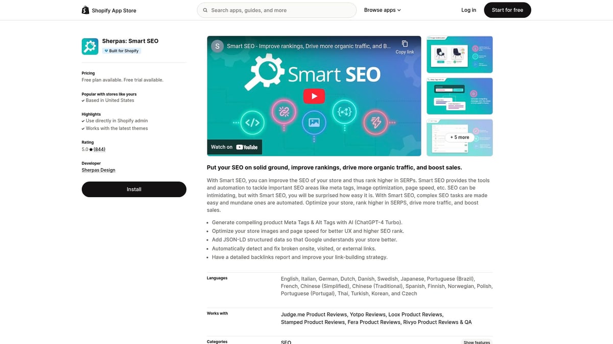 7 Bästa Shopify Apps För SEO 2025 Du Inte Får Missa - Smart SEO